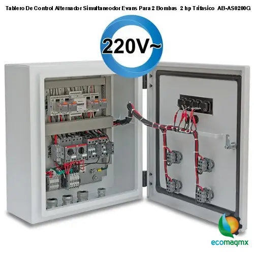 Tablero De Control Alternador Simultaneodor Evans Para 2