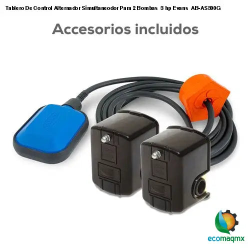 Tablero De Control Alternador Simultaneodor Para 2 Bombas 3