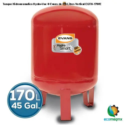 Tanque Hidroneumatico Hydro-Mac ® Evans de 170 Litros