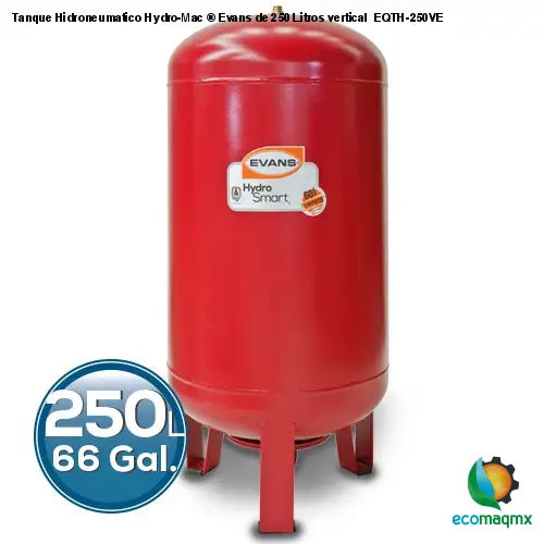 Tanque Hidroneumatico Hydro-Mac ® Evans de 250 Litros