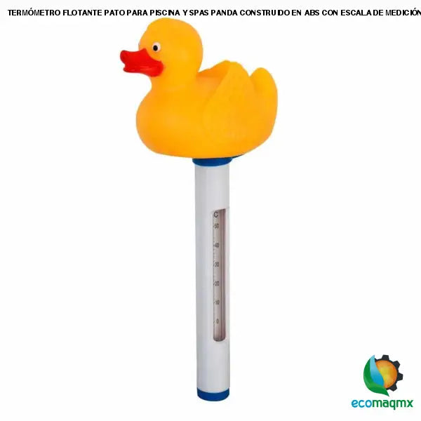 TERMÓMETRO FLOTANTE PATO PARA PISCINA Y SPAS PANDA