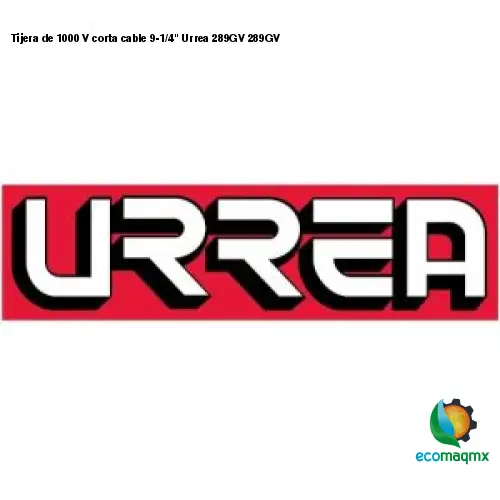 Tijera de 1000 V corta cable 9-1/4 Urrea 289GV 289GV