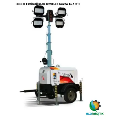 Torre de Iluminación Lux Tower Led 4X320w LUX M11