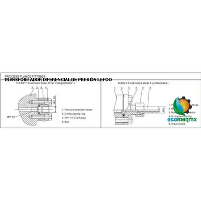 TRANSFORMADOR DIFERENCIAL DE PRESIÓN LEFOO