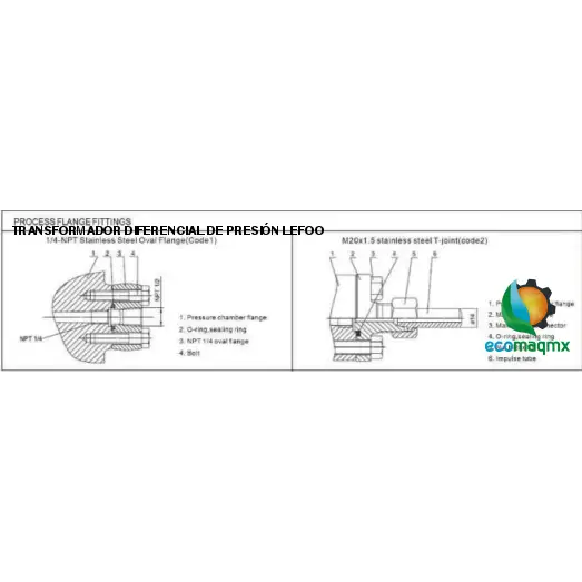 TRANSFORMADOR DIFERENCIAL DE PRESIÓN LEFOO