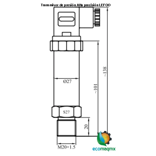Transmisor de presión Alta precisión LEFOO