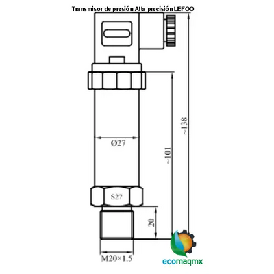 Transmisor de presión Alta precisión LEFOO