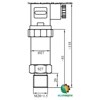 Transmisor de presión Alta precisión LEFOO