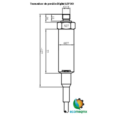 Transmisor de presión Digital LEFOO