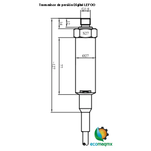 Transmisor de presión Digital LEFOO