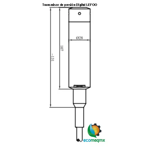 Transmisor de presión Digital LEFOO