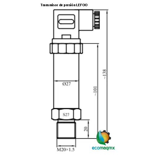 Transmisor de presión LEFOO