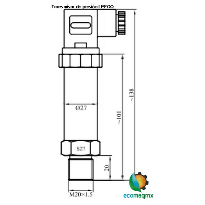 Transmisor de presión LEFOO