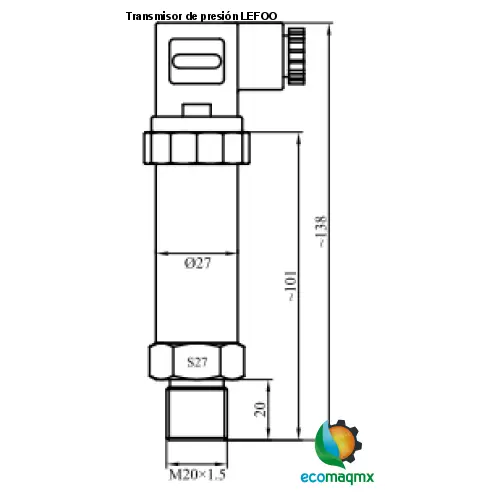 Transmisor de presión LEFOO