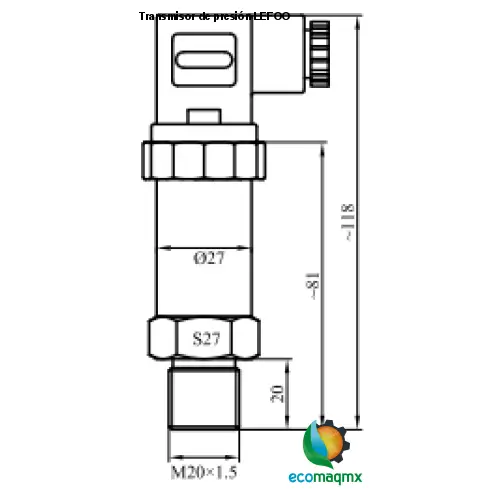 Transmisor de presión LEFOO