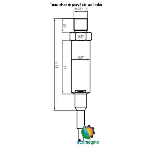 Transmisor de presión Nivel liquido LEFOO