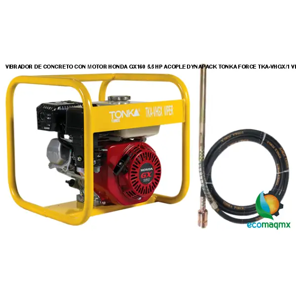 VIBRADOR DE CONCRETO CON MOTOR HONDA GX160 5.5 HP ACOPLE